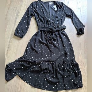 NWT Jcrew Point Sur Black Dress